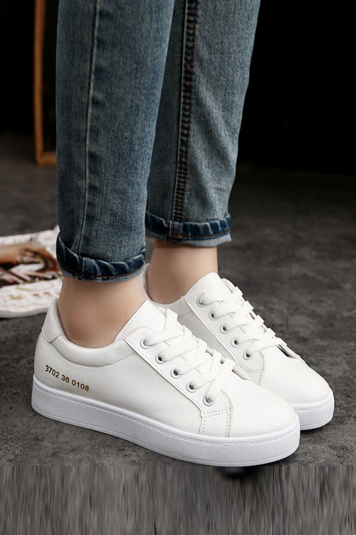 Kathiadress Lightweight & Comfortable Solid Color Sneakers