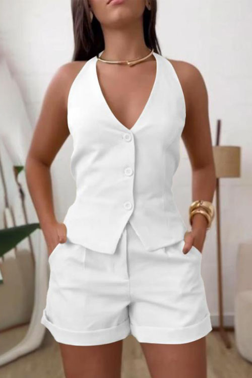 Kathiadress Fashion casual vest set