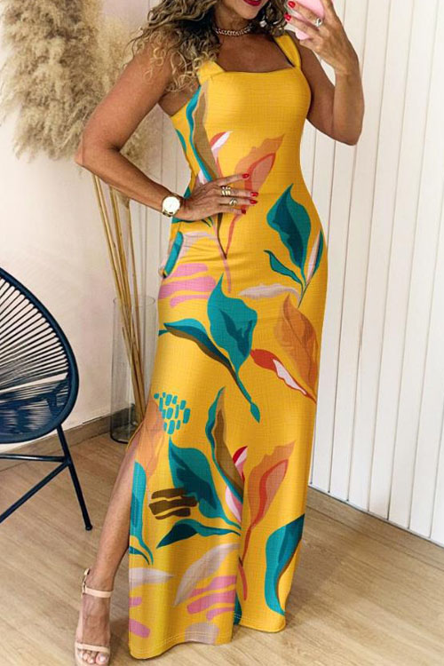 Kathiadress  Fashion casual printed dress