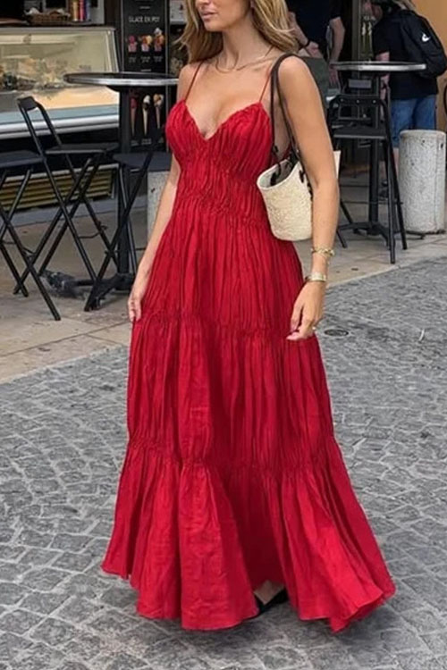 Kathiadress Summer wine Comfortable casual dress