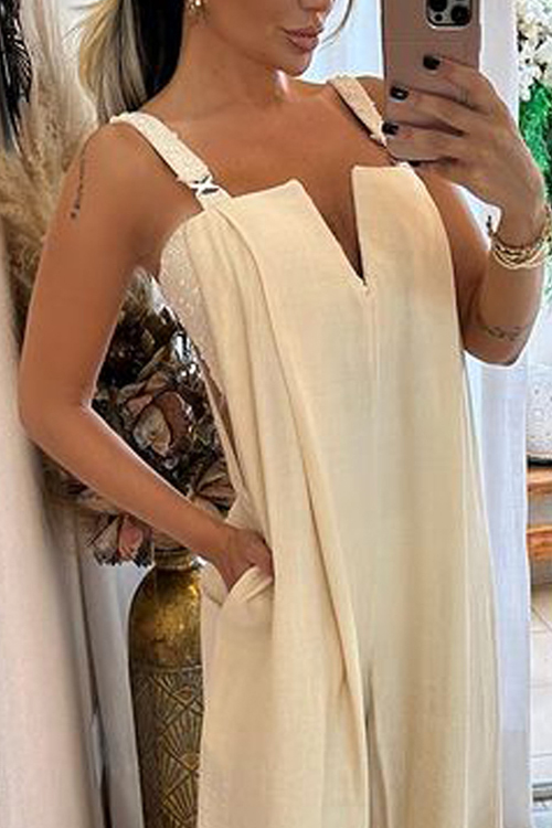Kathiadress  New suspender loose jumpsuit