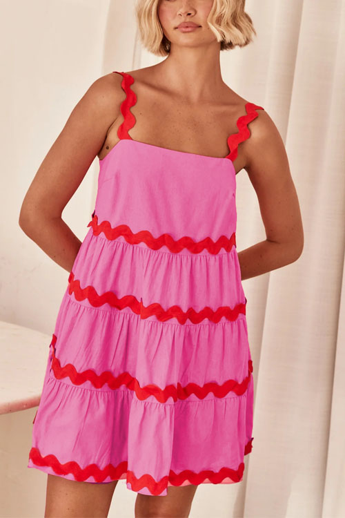 Kathiadress Loose Sweet Ruffle Dress