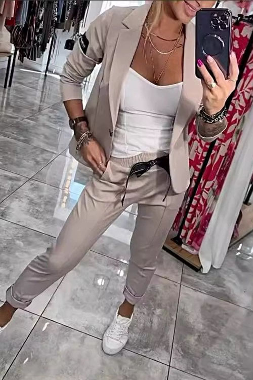 Kathiadress  Fashion loose two-piece suit