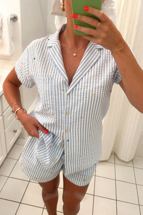 Kathiadress Heart Print Loungewear Casual Set