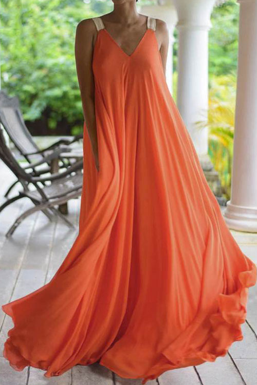 Kathiadress   Bohemian Plus Size Slip Dress