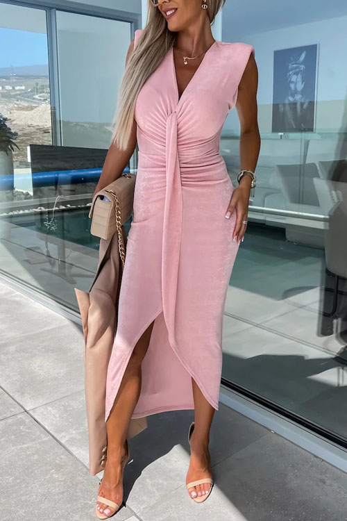 Kathiadress Smocked casual dress