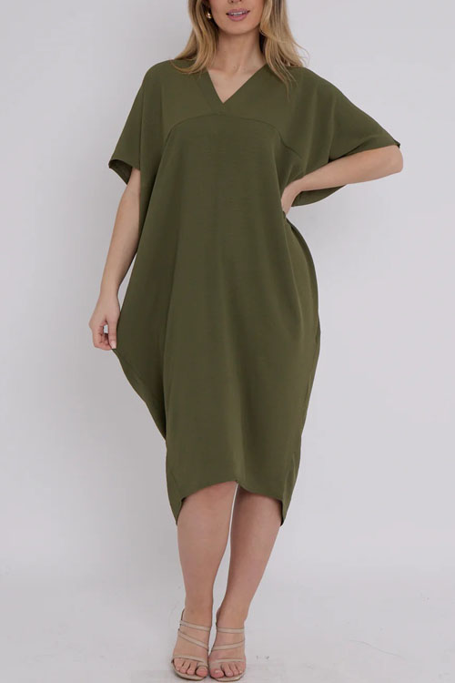 Kathiadress Summer Side-Slit Midi Dress