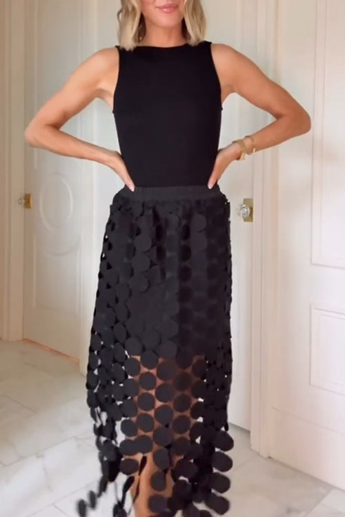 Kathiadress  Loose holiday skirt two piece set
