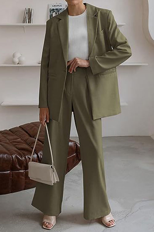 Kathiadress Fashionable Casual Business Suit Set