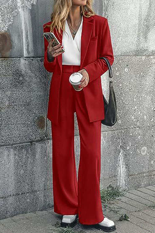 Kathiadress Fashionable Casual Business Suit Set