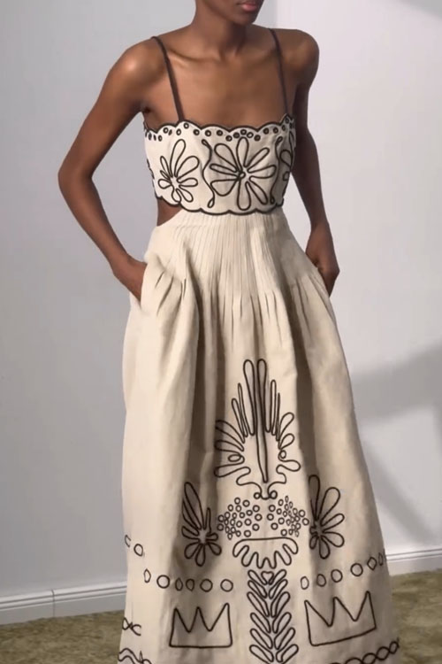 Kathiadress Fashion Print Swing Dress