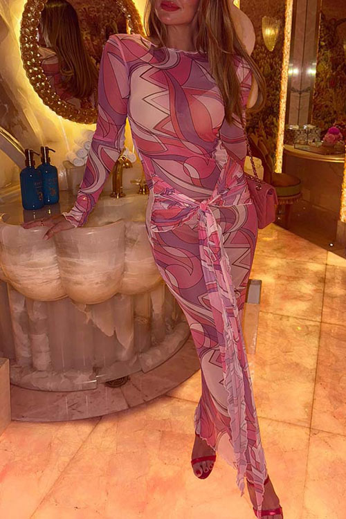 Kathiadress Stretch mesh beach holiday dress