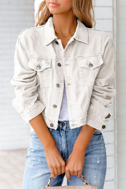 Kathiadress Denim long sleeve jacket top