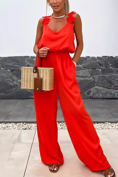 Kathiadress Pocket Casual Loose Jumpsuit