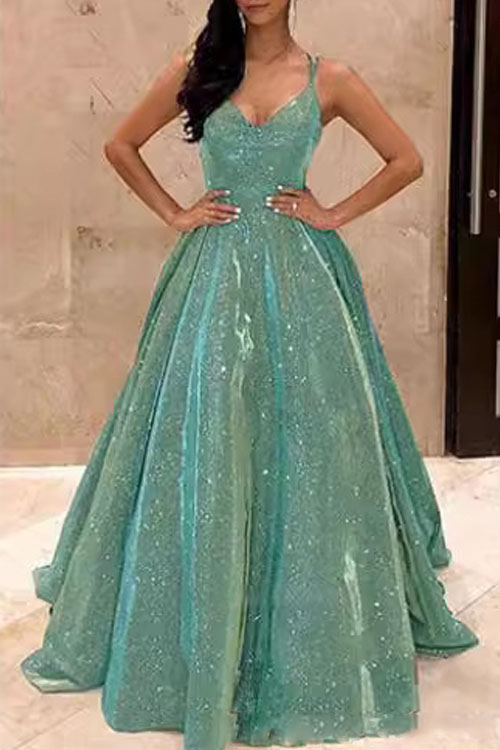 Kathiadress Sparkly Banquet Evening Gown Dress