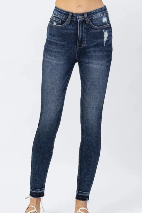 Kathiadress High Stretch Distressed Skinny Slim-Fit Jeans