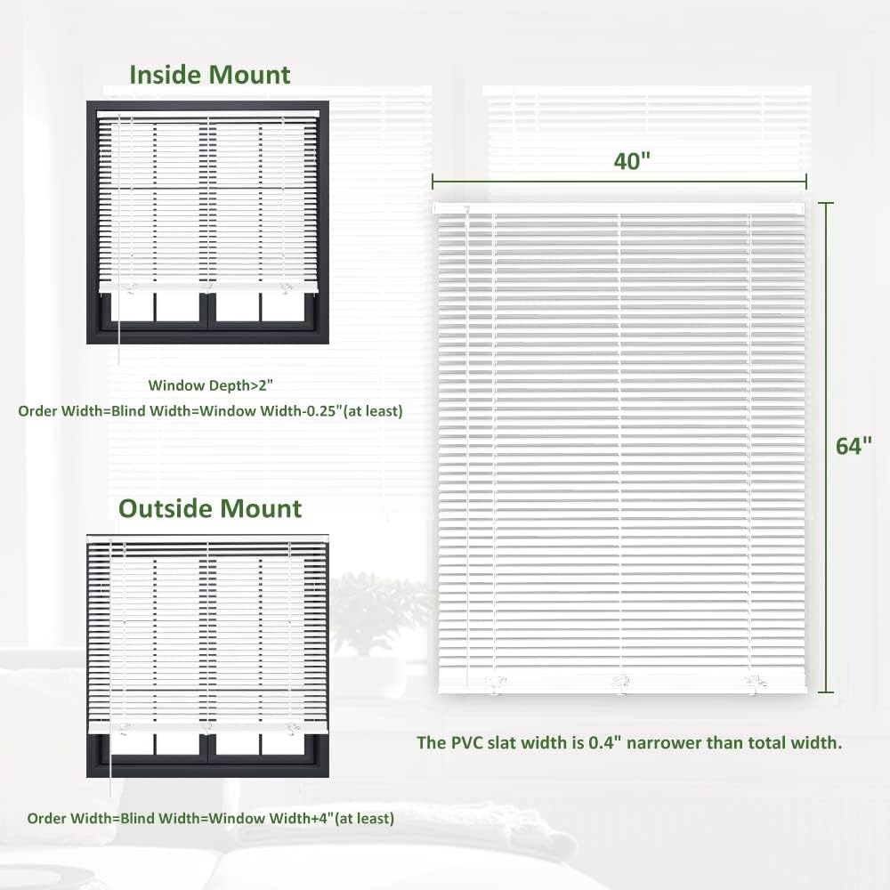 LUCKUP Cordless Mini Blinds