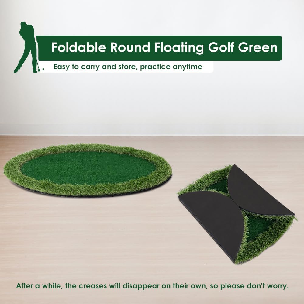 LUCKUP Floating Golf Green for Pool