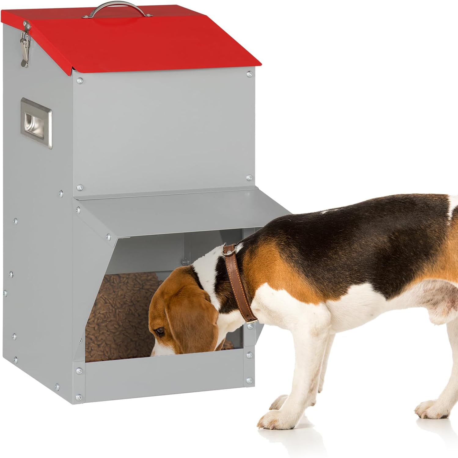 LUCKUP Automatic Dog Feeder with Handle