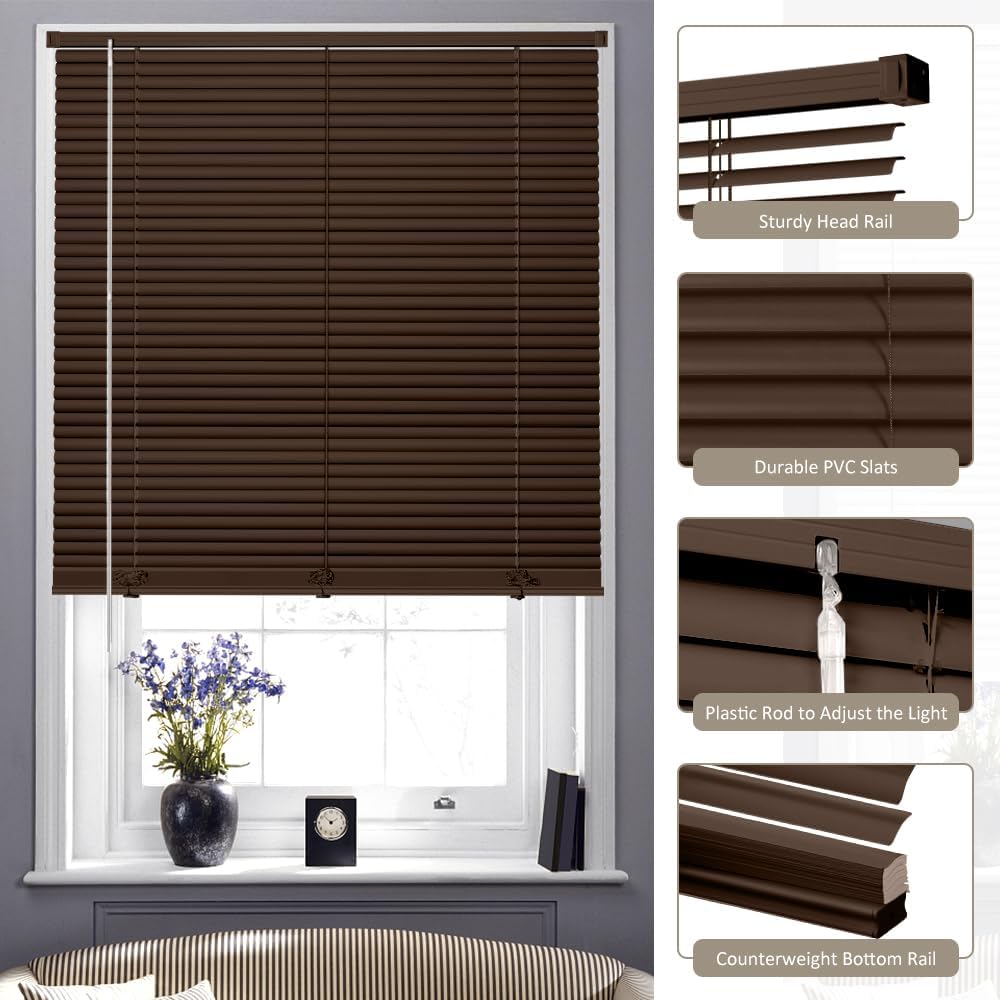 LUCKUP Cordless Mini Blinds
