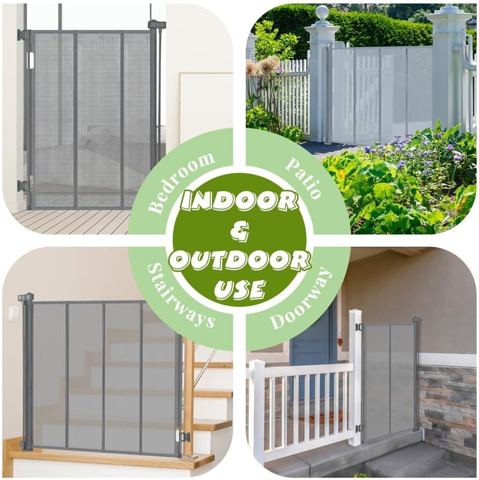 47" Extra Tall Retractable Baby Gates