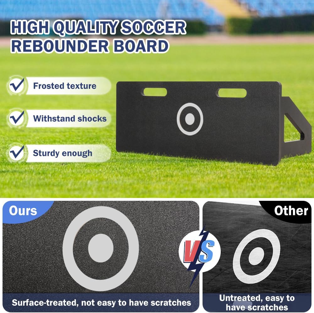 LUCKUP Soccer Rebounder Board