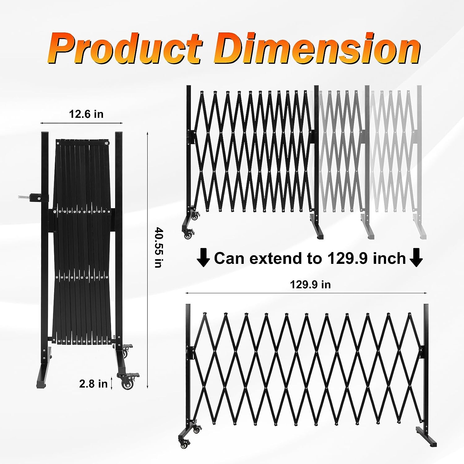 LUCKUP Expandable Barricade Gate