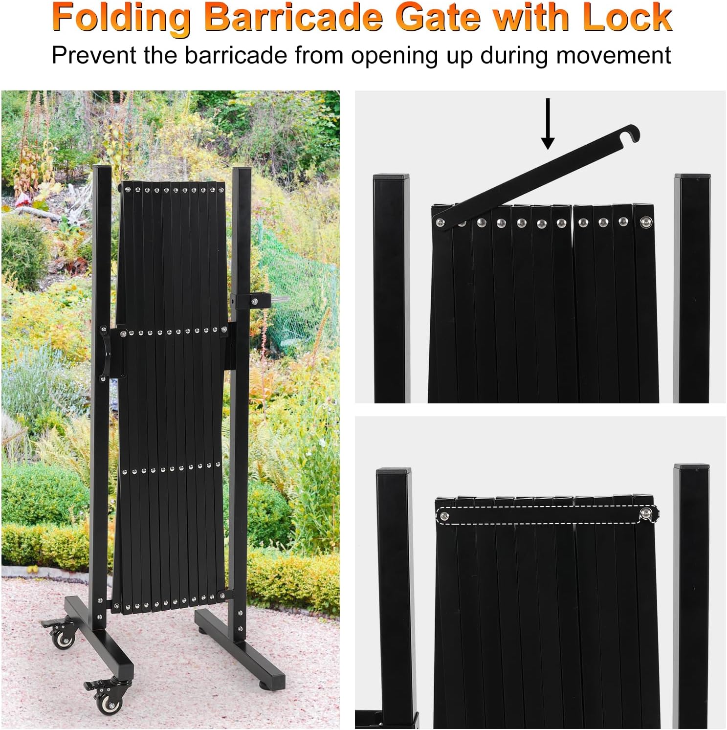 LUCKUP Expandable Barricade Gate