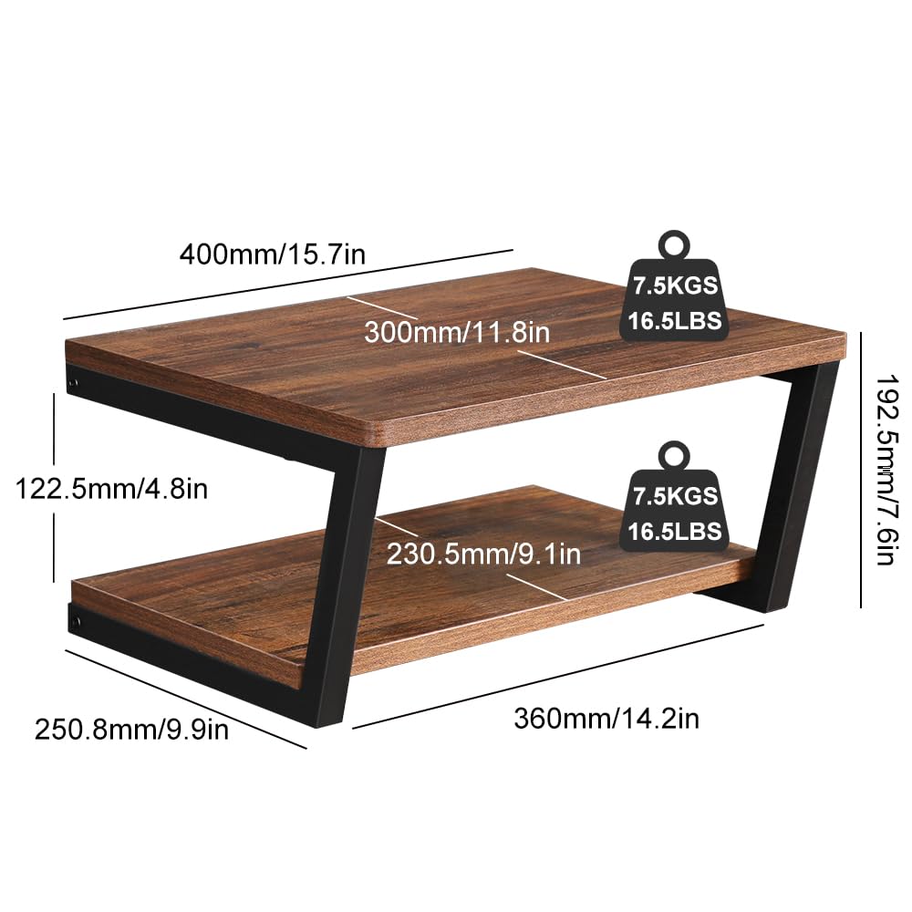 LUCKUP Floating Wall Shelves