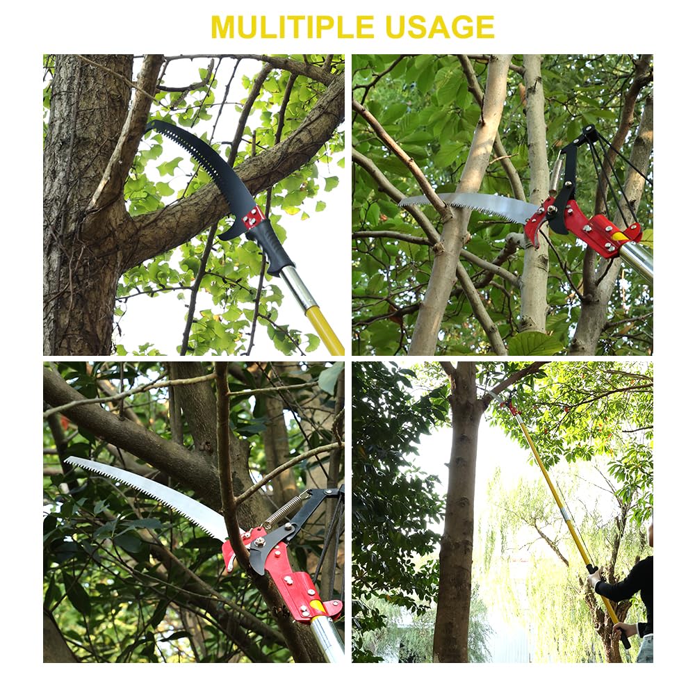 LUCKUP 26FT Pole Saw for Tree Trimming