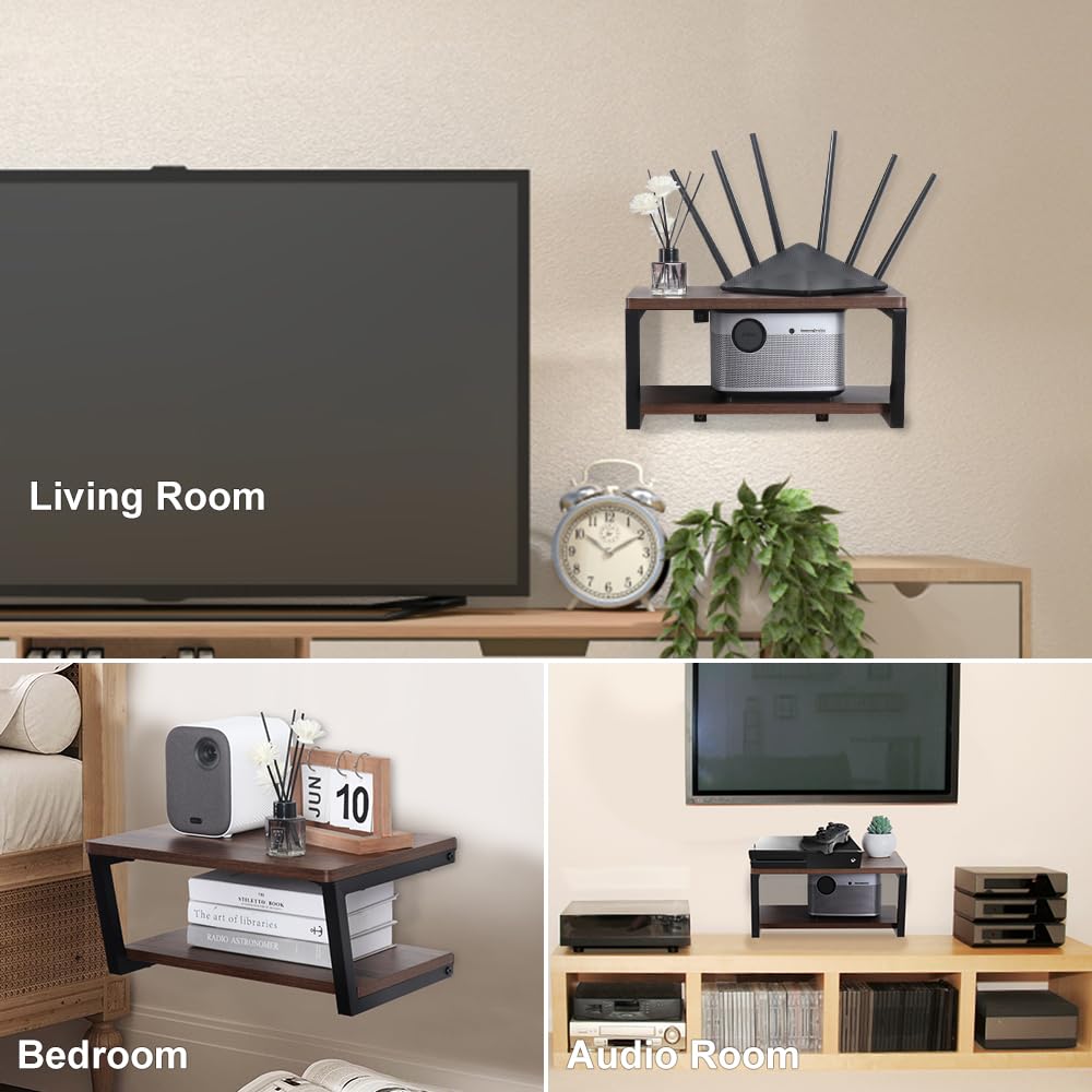 LUCKUP Floating Wall Shelves