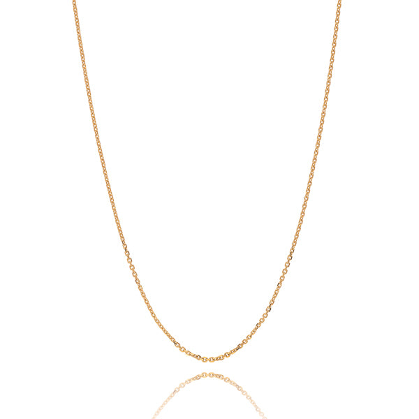 Classy Women 1.5mm Gold Cable Chain Necklace-DaoMao