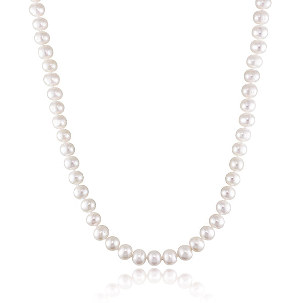 Classy Women 8-9mm Freshwater Pearl Necklace-DaoMao