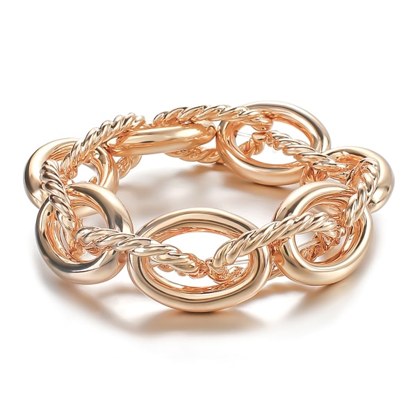 Classy Women Gold Chunky Designer Bracelet-DaoMao