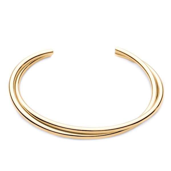 Classy Women Gold Dual Cuff Bracelet-DaoMao