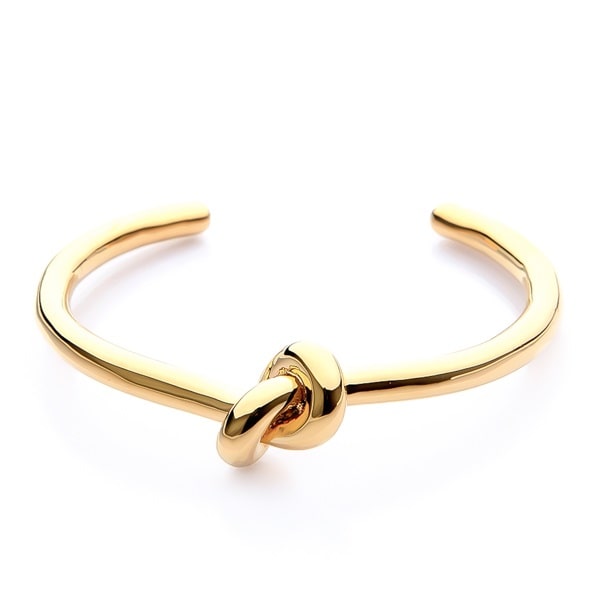 Classy Women Gold Knot Cuff Bracelet-DaoMao