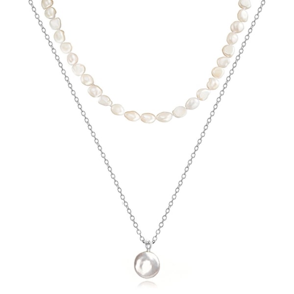 Classy Women Layered Freshwater Pearl Necklace Set-DaoMao