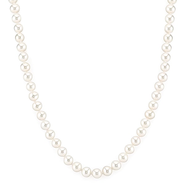 Classy Women 6mm Pearl Necklace-DaoMao