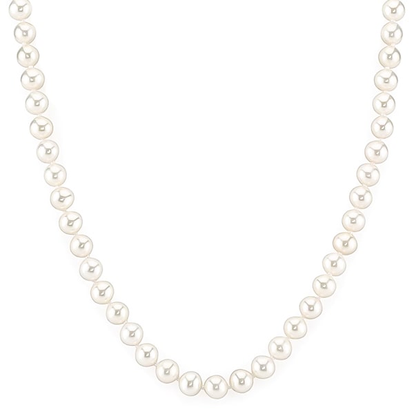 Classy Women 8mm Pearl Necklace-DaoMao