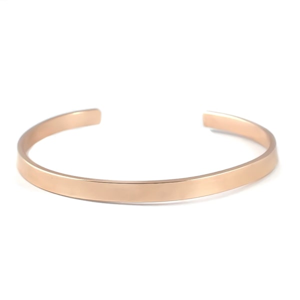 Classy Women Rose Gold Cuff Bracelet-DaoMao