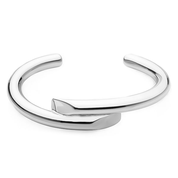Classy Women Silver Harmony Cuff Bracelet-DaoMao