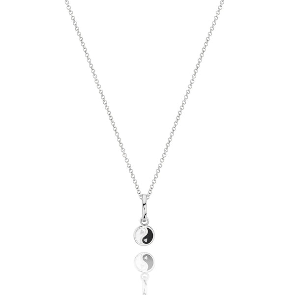 Classy Women Silver Yin Yang Necklace-DaoMao