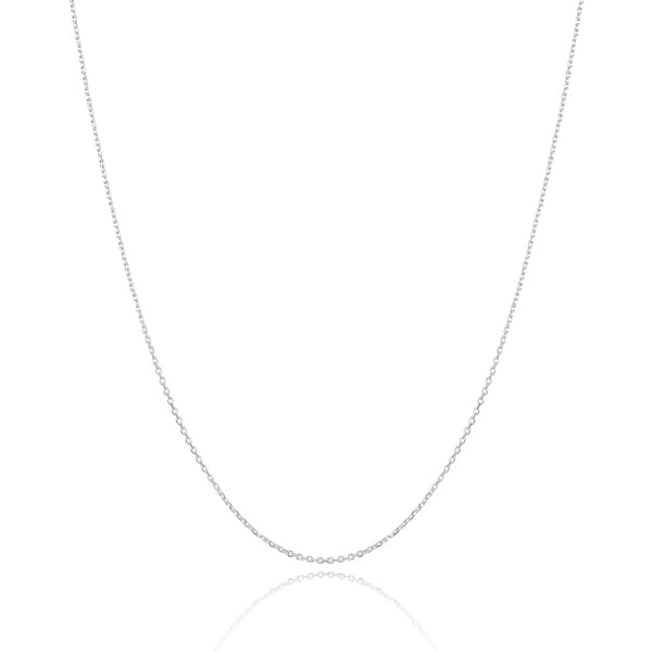 Classy Women Sterling Silver Cable Chain Necklace-DaoMao
