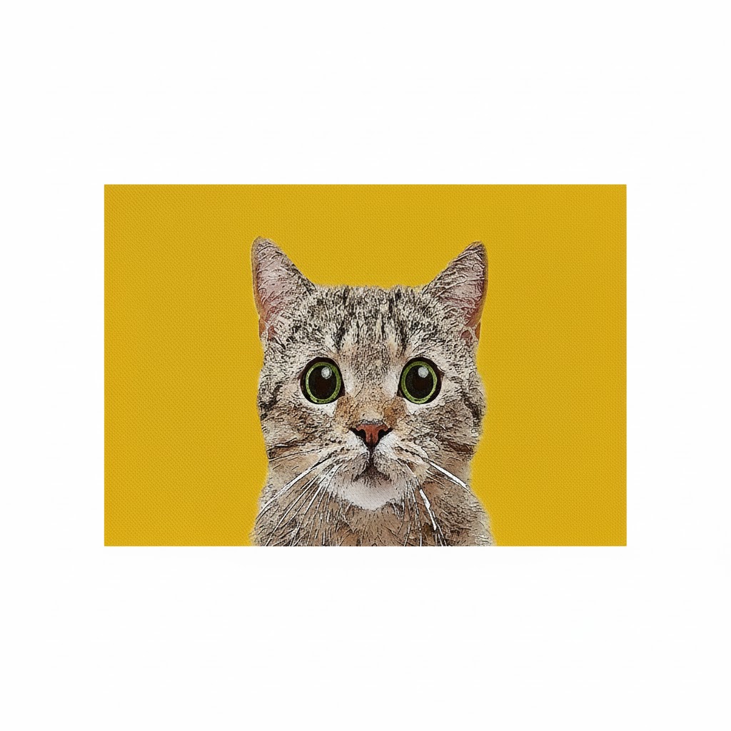Custom Pet Photo DIY Framed Oil Painting – Personalized Gift for Pet Lovers- mikcustom.com