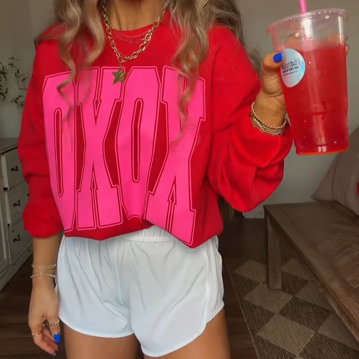 XOXO Valentine's Day Sweatshirt - Hug Your Heart Out This February!💖