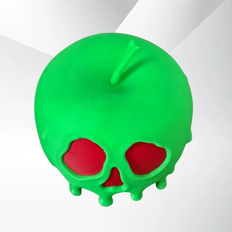 Poison Apple Light | Evil Queen Wicked Witch Decor | Halloween Costume Prop- mikcustom.com