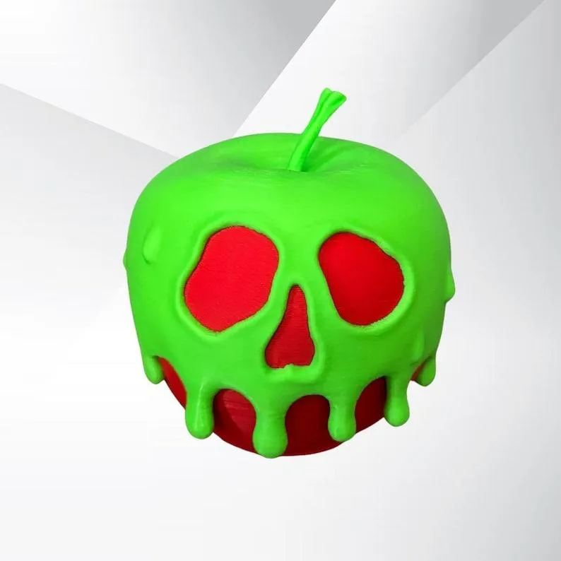 Poison Apple Light | Evil Queen Wicked Witch Decor | Halloween Costume Prop- mikcustom.com