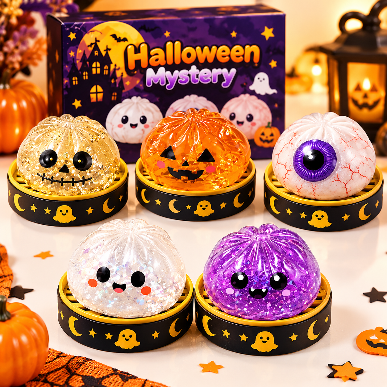 Halloween Ghost Squishy Toys,