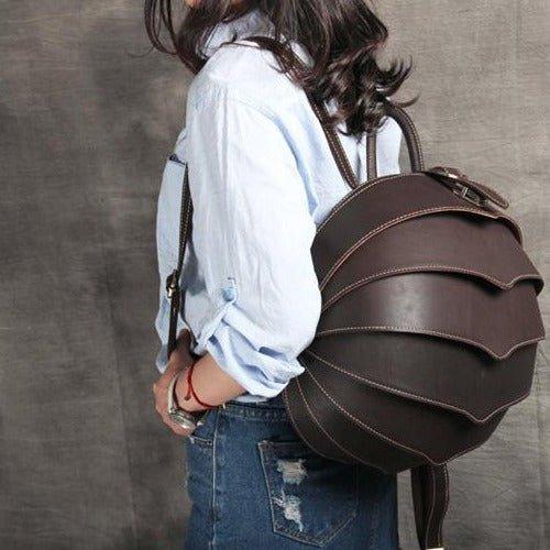 Pangolin Vintage Leather Backpack