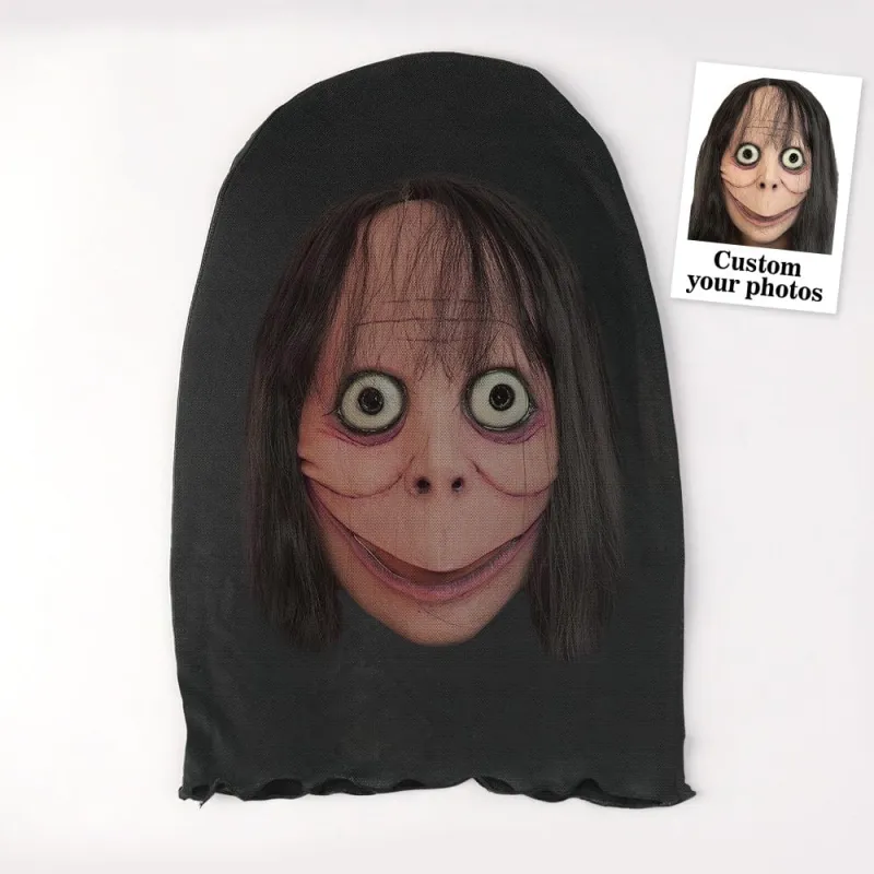 Personalized Face 3D Spoof Mask Custom Photo Cosplay Funny Mask Performance Mask for Party for Halloween- mikcustom.com
